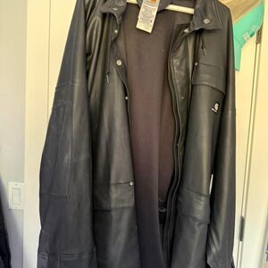 Carhartt Men's Black and Navy Jacket